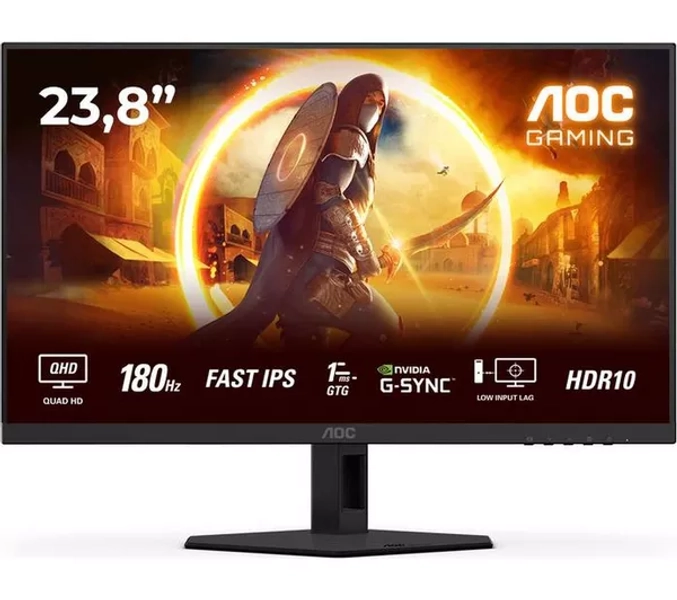 AOC Q24G4RE Quad HD 24" Fast IPS Gaming Monitor - Black