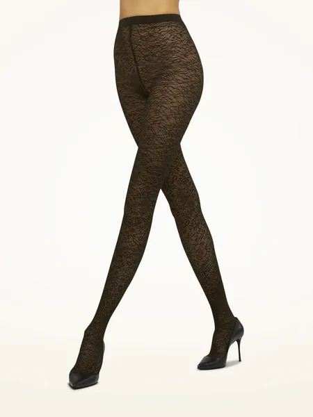 Wolford - Floral Jacquard Tights