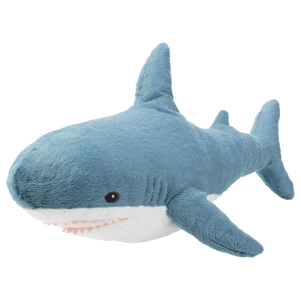 BLÅHAJ soft toy, baby shark, 21 ¾" - IKEA