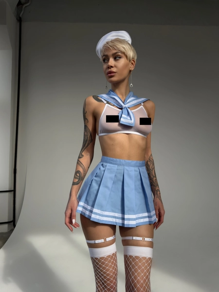 Striped Sailor Costume Set,Roleplay Sailor Costume Set,Cosplay Sailor Lingerie,hot Sailor costume, costume,Role play costume