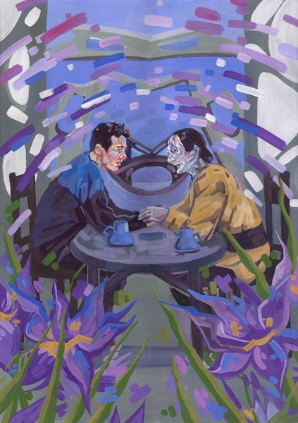 Garak and Bashir - Art Print - Tempera Painting