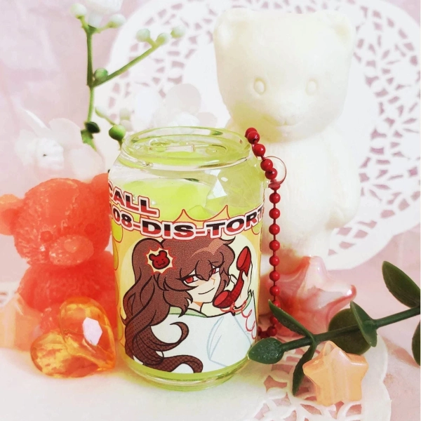 Lobotomy Corporation: Carmen 108-DIS-TORT Soda Can Liquid Charm