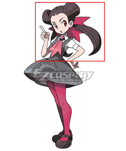 PM Omega Ruby and Alpha Sapphire Roxanne Brown Cosplay Wig