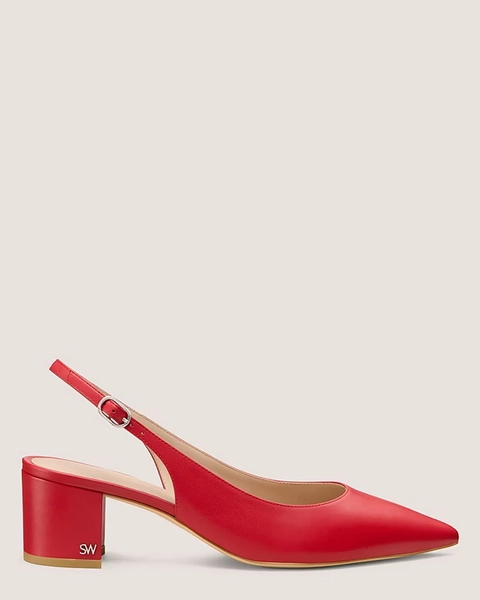 Red DANCER 45 BLOCK SLINGBACK