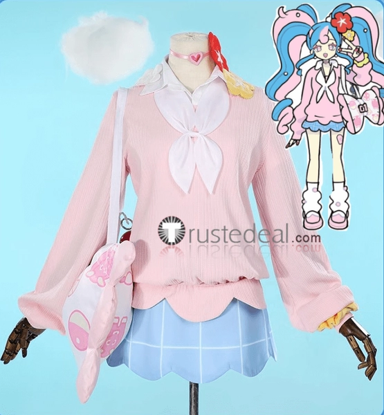 Pokemon Fairy Type Hatsune Miku Cosplay + Wig + Shoes