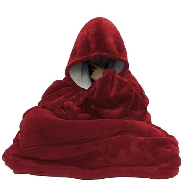 C hello cloud Oversized Hoodie Blanket, Wearable Blanket sweatshirt, Ultra Soft Sherpa Fleece Comfy Snuggle Hoodie, Gaint Fluffy Jumper Reversible, One Size Fits All Women Girls Adults Men Boys…