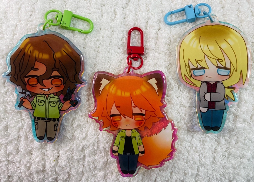 Boyfriend to Death Holo Keychains