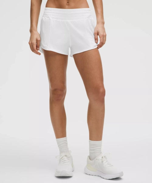 Hotty Hot High-Rise Lined Short 2.5" - White - 12