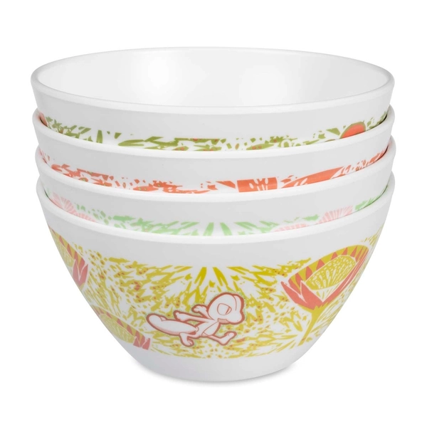 Floral Forest Pokémon Outdoor Dining Bowls (4-Pack)