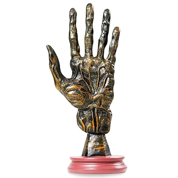 Palm Reading Hand 5x4x11, Hand Decor, Palmistry Hand Sculpture, Witchy Home Decor, Gothic Home Decor