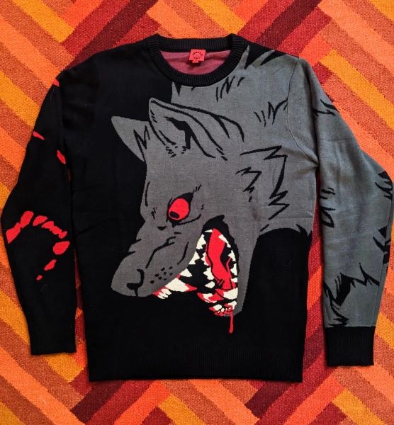 Wolf Bite Knit Sweater Pullover