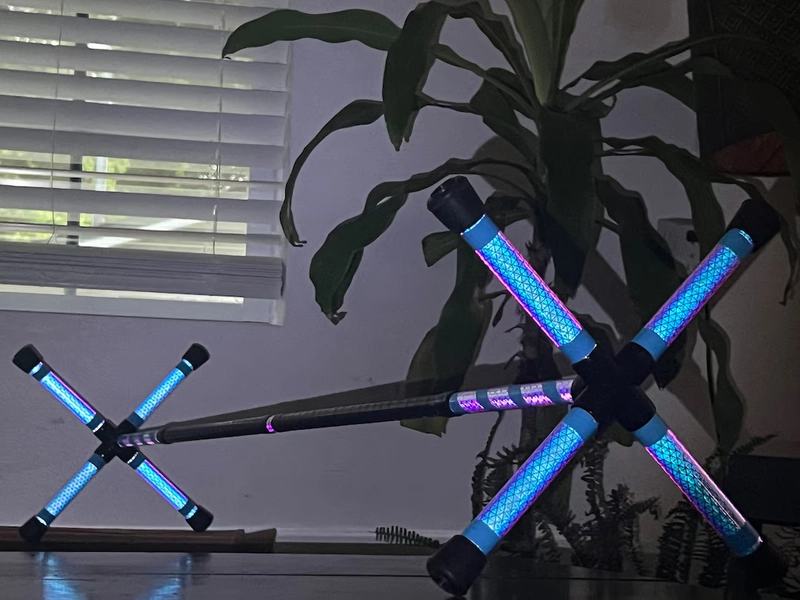 Prism Dragon Staff by Hoopy Frood - Etsy