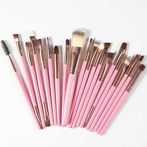 Coseey 20 pcs Make Up Brush Set - Pink