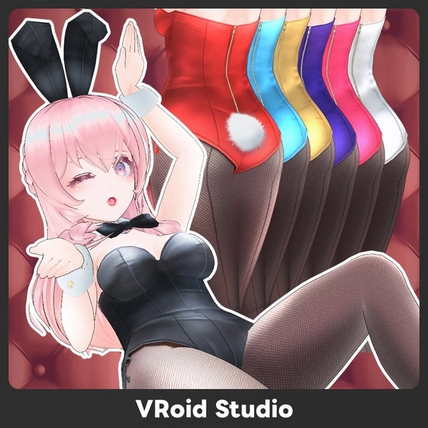  Bunny Girl Costume Set for VRoid