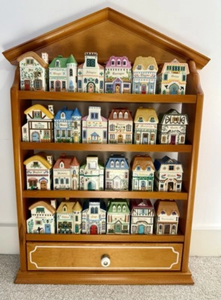 1994 Lenox Fine Porcelain Spice Village Complete Set With Original Stand Unused  | eBay UK