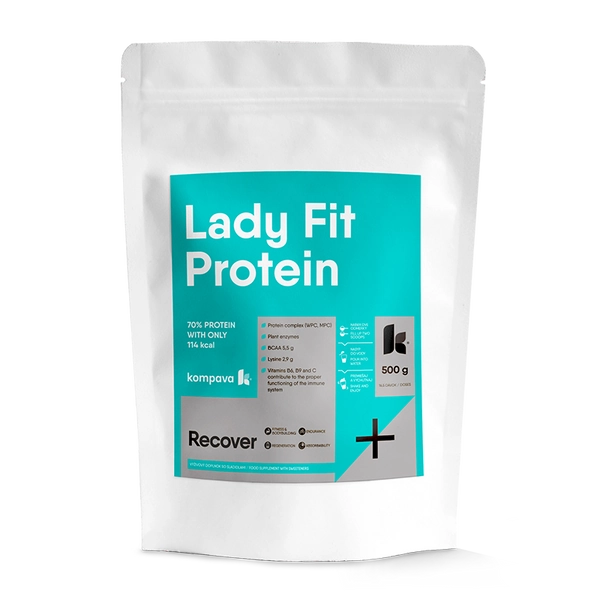 Lady Fit 500 g/16,5 dávok, vanilka-smotana