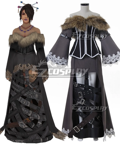 Final Fantasy X Lulu Cosplay Costume