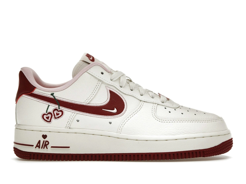 Nike Air Force 1 Low Valentine's Day Women's Shoes - White/Red/Pink - FD4616-161 - Men, 10Val
