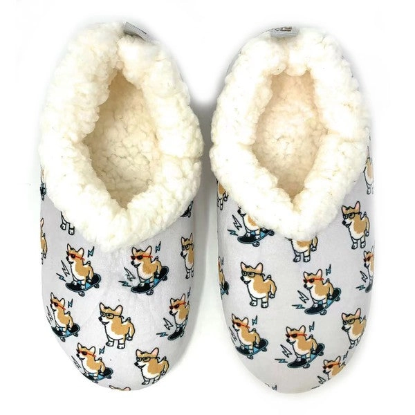 Corgi Boi - Women's Cozy House Slipper - Multi / L