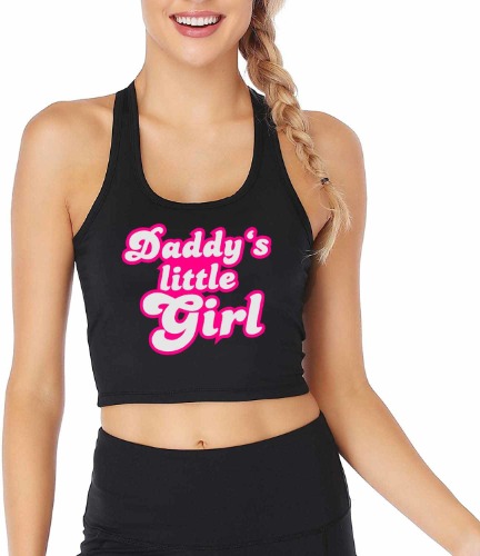 Daddy's Little Girl Tank - Black / S