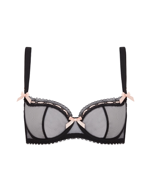 Claira Plunge Underwired Bra in Black | By Agent Provocateur