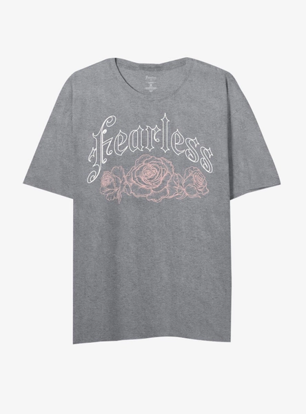 Powerless Fearless Roses Girls T-Shirt - M