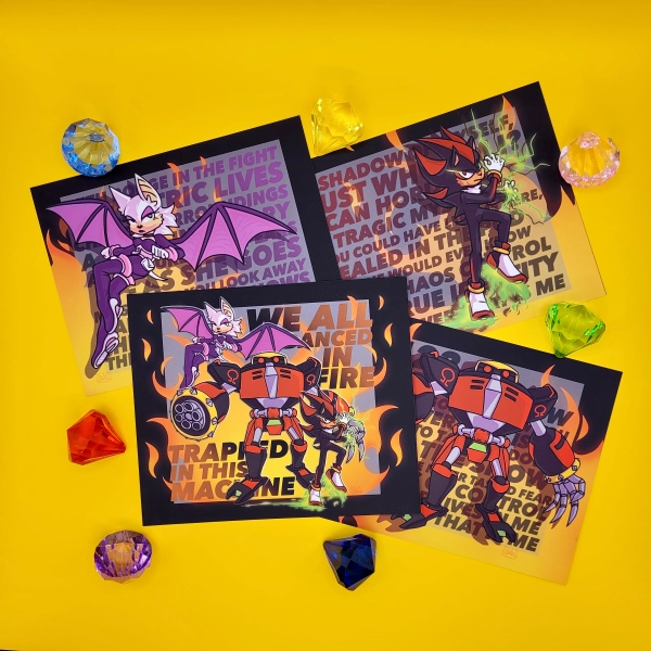 Team Dark Mini Art Prints