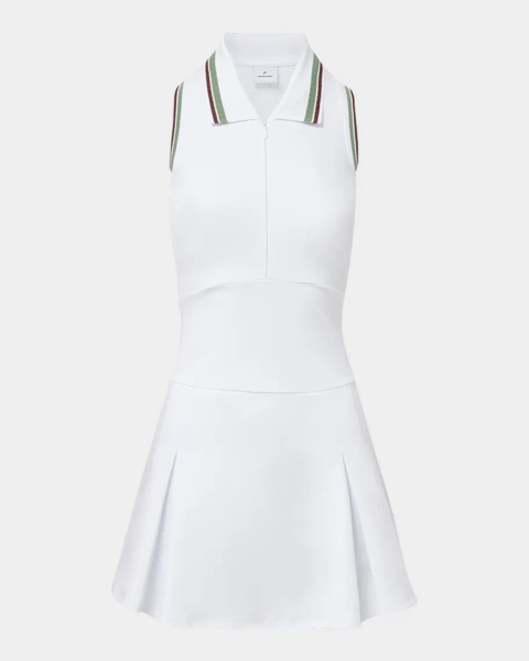 x Veronica Beard Ace Pleated Tennis Dress