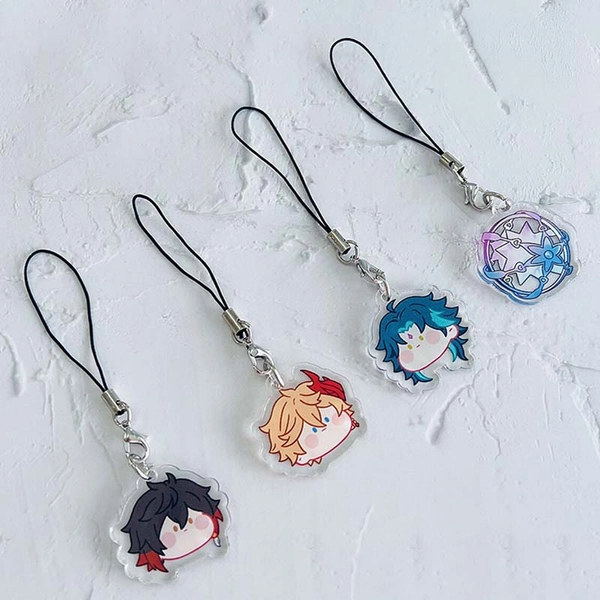 Genshin Impact Charm Cute Genshin Phone Charms Genshin Key Charm