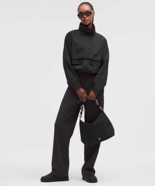 Daydrift High-Rise Straight-Leg Trouser *Short - Black - XXS