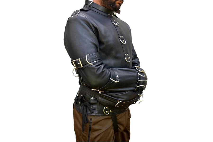 Leather Straight Jacket