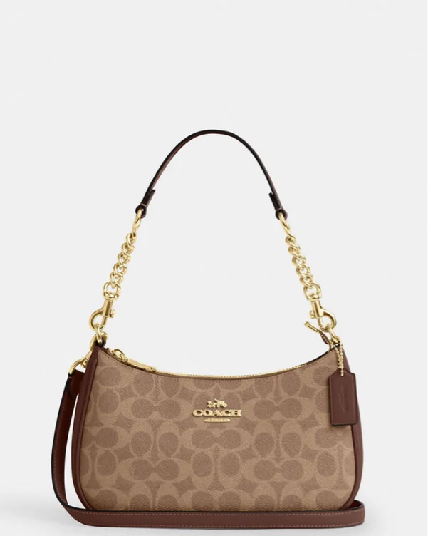 Teri Shoulder Bag In Signature Canvas