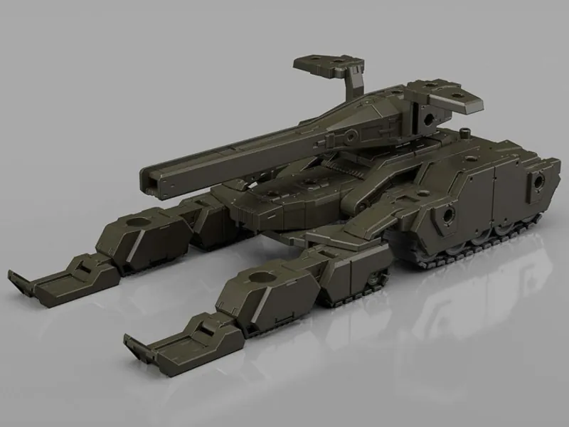 30 Minutes Missions #3 EXA Vehicle Tank Ver. (Olive Drab) Model Kit