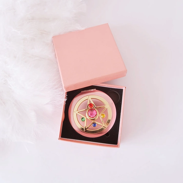 Cute Mirror Compact Kawaii Pocket Mirrors Pink Magical Girl Accessories