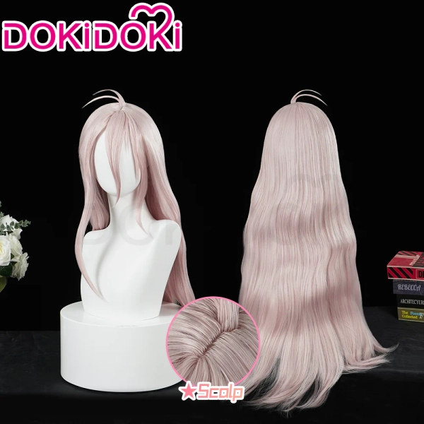 DokiDoki Game Danganronpa Pink Danganronpa V3: Killing Harmony Cosplay Miu Iruma Wig Long Straight Pink Hair