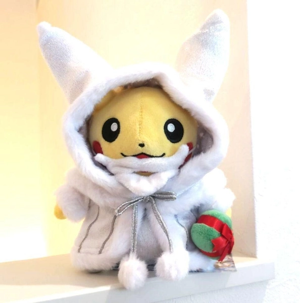 Pokemon Center Original Pikachu Santa Pokemon Frosty Christmas Plush Japan New