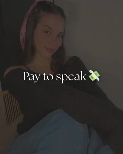 Pay to speak 💸