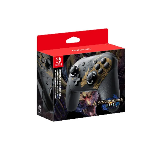 Switch Pro Controller (Monster Hunter Rise Edition) (Nintendo Switch)