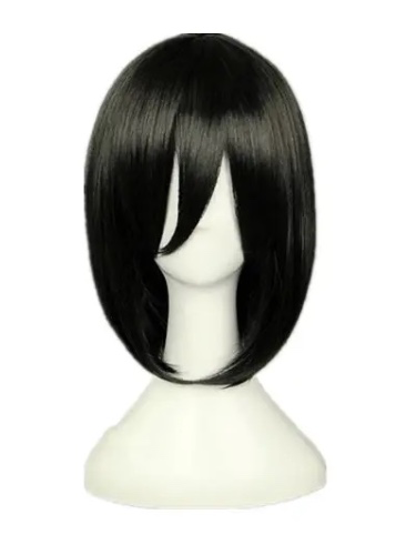 Black short wig