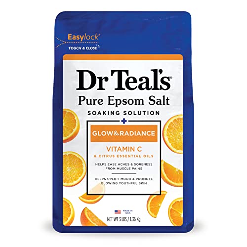 Dr Teal's (DRTE4) Vitamin C Epsom Salt, 1.36 kilogram - Epsom Salt (1.36 kg)