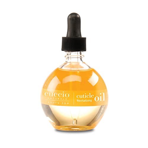 Cuccio Naturale Milk and Honey Cuticle Revitalizing Oil - Moisturizes and Strengthens Nails and Cuticles - Soothing and Nourishing - Paraben and Cruelty Free with Natural Ingredients - 2.5 oz - Milk and Honey