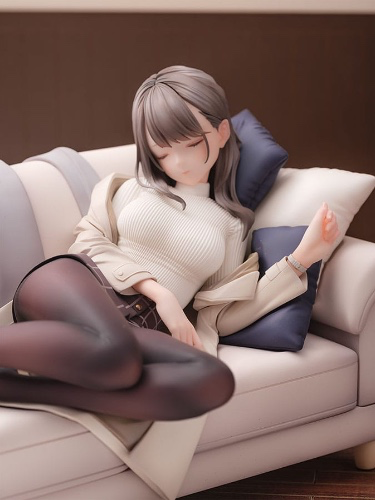 (Pre-owned ITEM:A-/BOX:B)[Bonus] Amamitsuki Original Character asleep. 1/6 Complete Figure