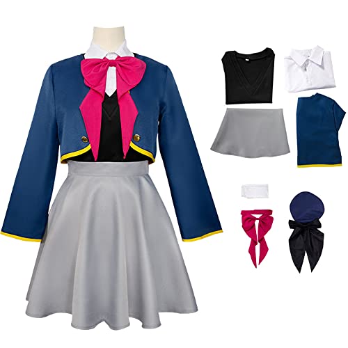 WSTCCOS Anime Hoshino Rubii Arima Kana Costumi Cosplay Abito Oshi No Ko Cosplay Scuola Uniforme Gonna Set - Set Gonna - M