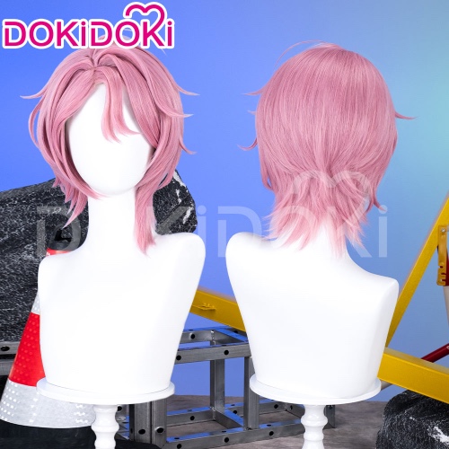 DokiDoki Anime Dandadan Cosplay Aro Shiratori Wig Women Pink Short Hair | Wig Only-Order Processing Time Refer to Description Page