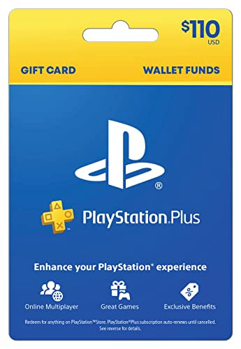 PlayStation Sony Store (Plus Brand) Gift Card - 110 - Standard