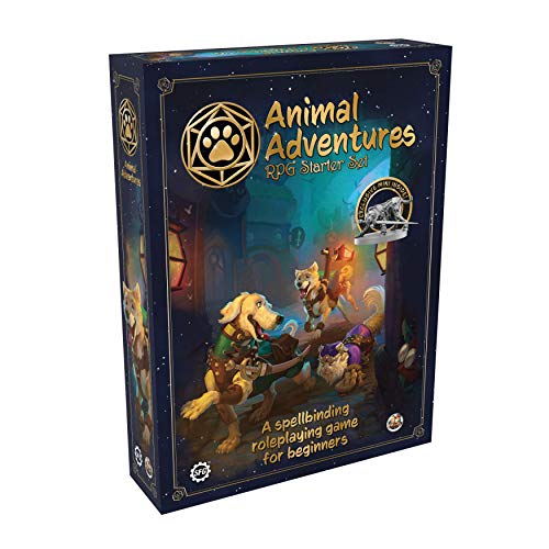 STEAMFORGED Animal Adventures: RPG Starter Set (SFAA-SS) , Black
