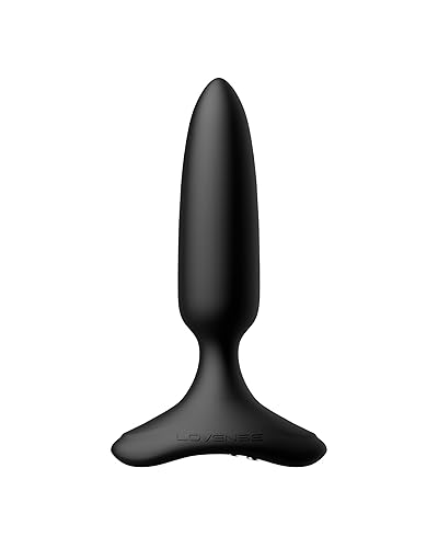 LOVENSE Hush 2 Vibrating Butt Plug 1.0", Silicone Anal Vibrator for Men with Remote Control, Waterproof and Rechargeable Big Plug Vibration Machine for Women, Adult Anal Plug Sex Toys for Couples - 1 inch