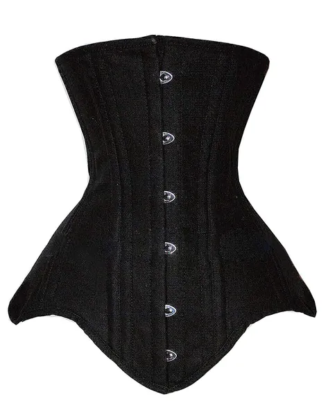 SHAPERX Women's Long Torso Waist Training Corsets Double Steel Boned Heavy Duty Underbust Body Shaper