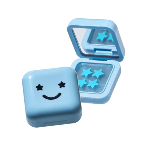 Starface Hydro-Star + Salicylic Acid Pimple Patches and Big Blue Compact, Helps Shrink and Soothe Deeper Spots, Cute Star Shape, Vegan, 32 count