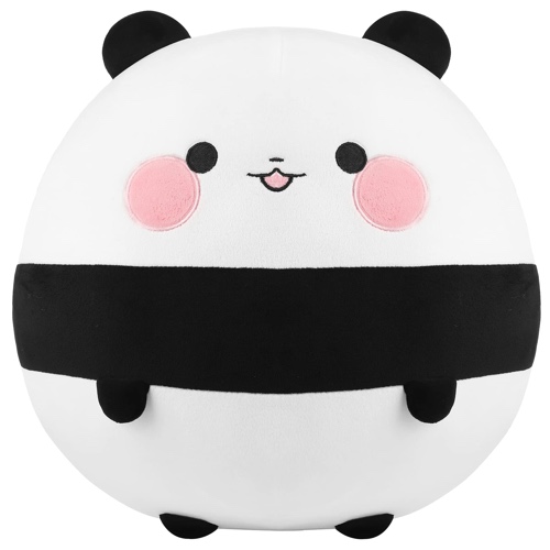 GAGAKU 12.6in Cute Plushies Panda Stuffed Animals,Kawaii Plushie Panda Plush Pillow Toy Super Soft Cartoon Body Pillow for Girls & Boys Brithday Gift - 1-white-black Panda 12.6inch